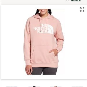 Pink North Face Hoodie